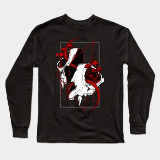 Impaled Feline Long Sleeve T-Shirt